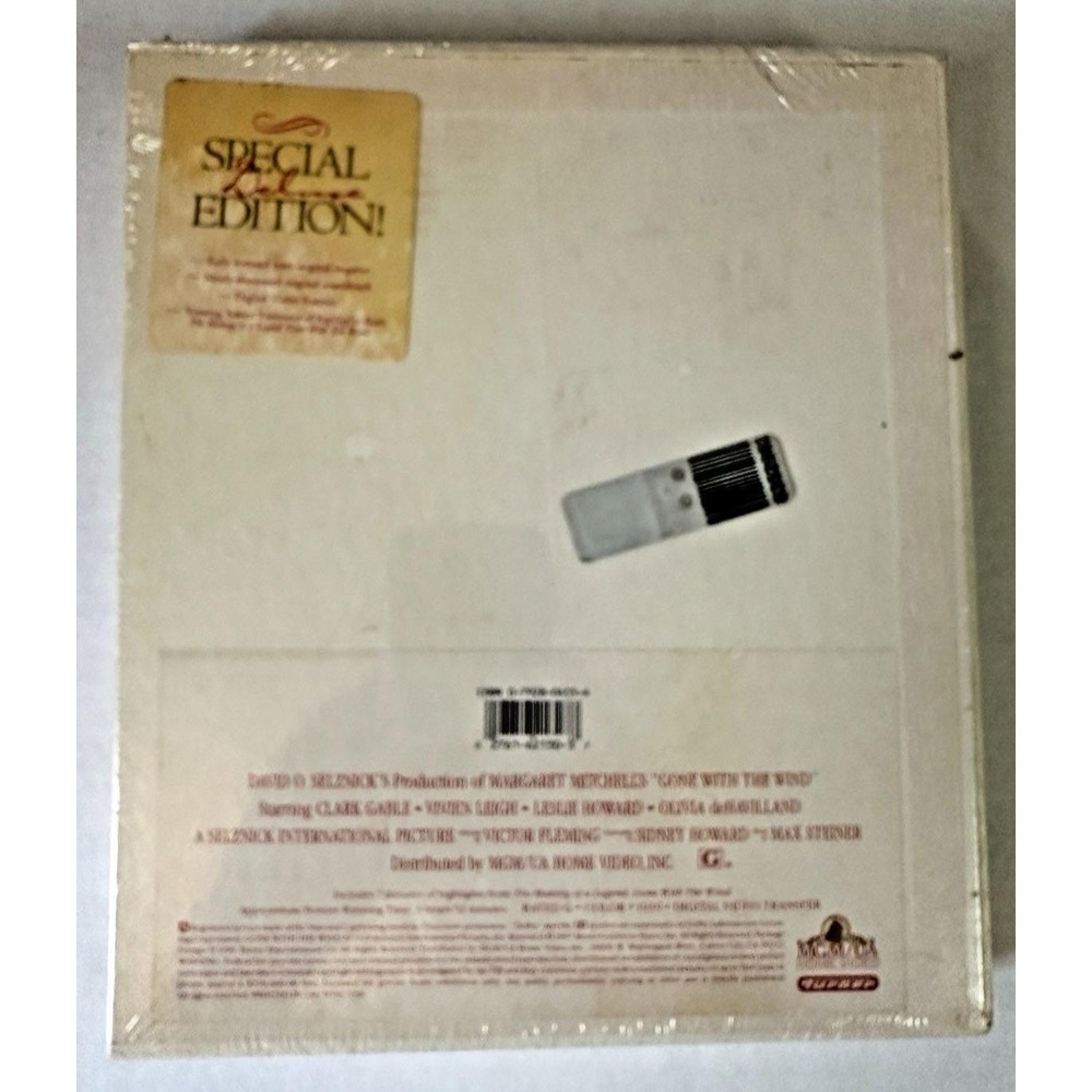 Gone With The Wind Deluxe Edition VHS SEALED - Picture 2 of 5